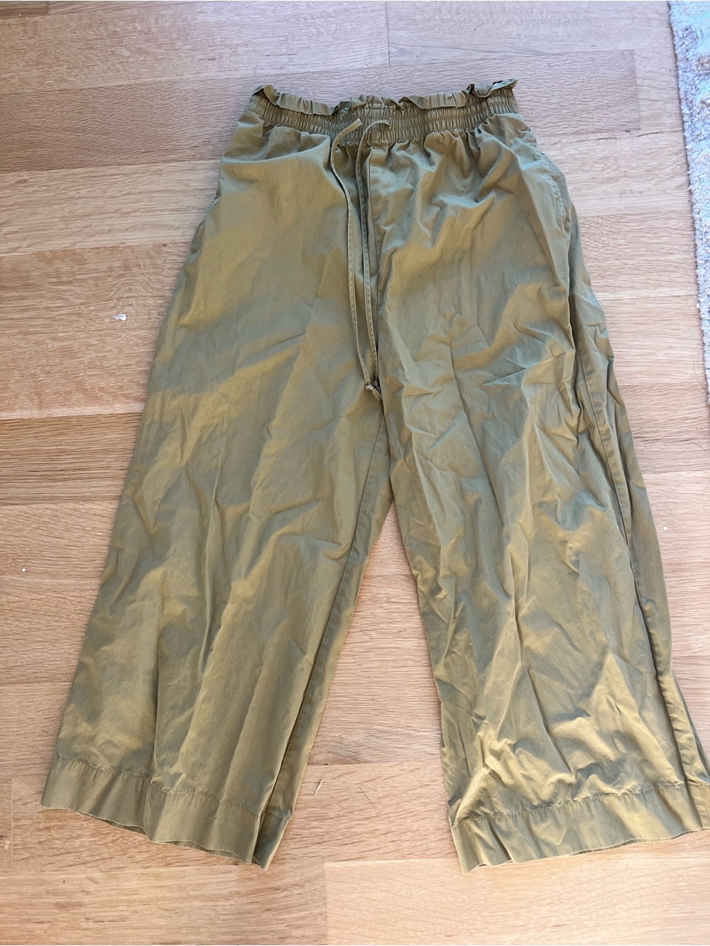 Madewell Cropped Wide Leg Track Pant